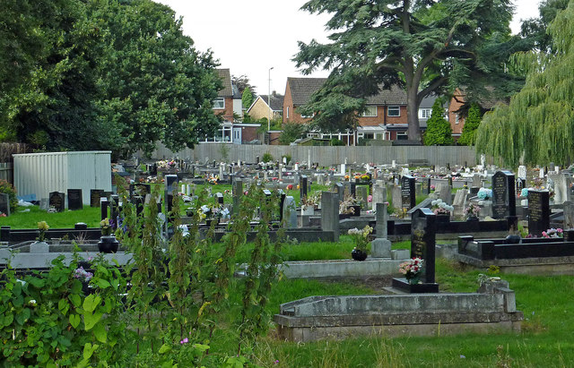 Cemetery in Rugeley, Staffordshire © Roger Kidd cc-by-sa/2.0 ...