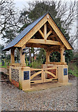 TM3699 : War memorial lychgate outside All Saints' Church, Chedgrave by Helen Steed