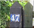 47 Dalby Road number on gatepost