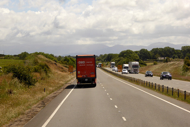 Eastbound A55, Anglesey