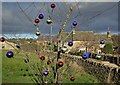 Christmas baubles at Lower Bents Farm