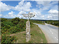 Roadsign above St Neots