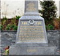 Llangollen War Memorial: Front detail