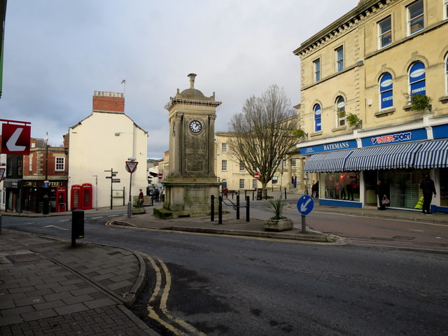 The town clock, George Square, Stroud