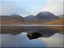NN2141 : Loch Dochard by James T M Towill