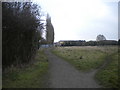 Bridleway to Coalville near Snibston Grange Nature Reserve