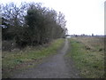 Path across meadow, Coalville