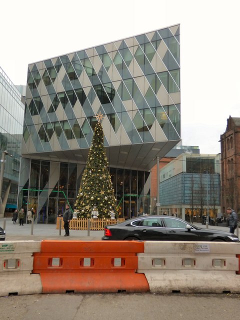 Christmas tree on Deansgate