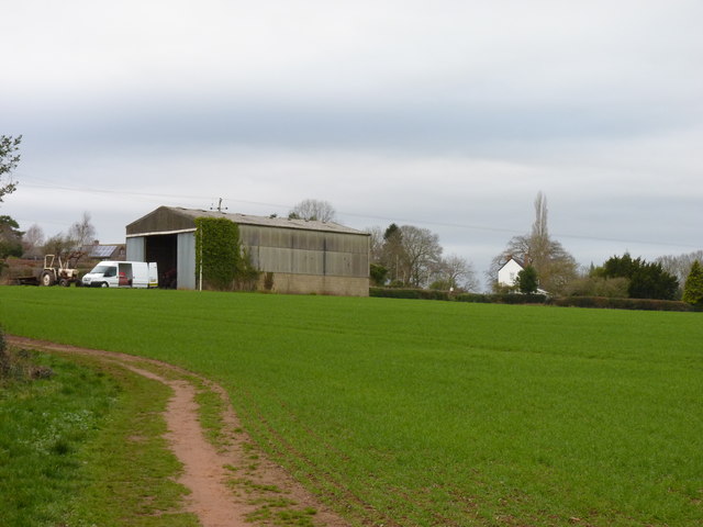 Barn on Ombersley side of Uphampton