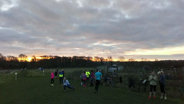 New Year's Day 2019 Sunrise Over Brundall Park