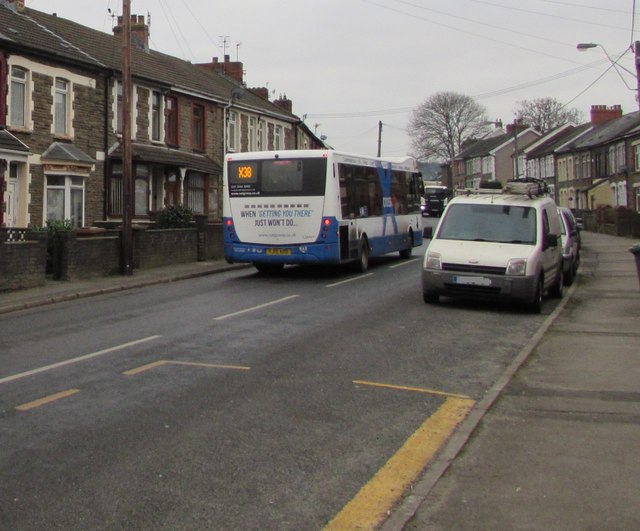 X38 bus, Shingrig Road, Nelson