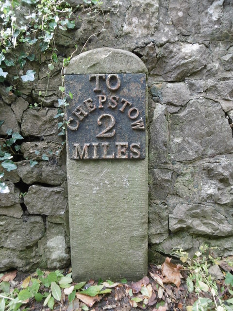 Old Milestone on Buttington Hill, Sedbury