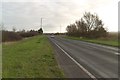 Old Thanet Way A2990 approaching the Solar Farm