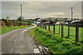 Post and wire fence, Clogherny Glebe Upper