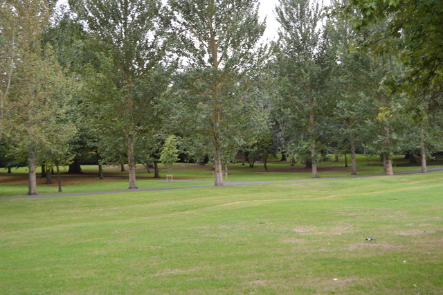 Line of trees, Irish National War Memorial Gardens