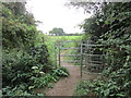 Footpath gate on Appletree Lane