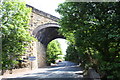 Viaduct for former railway over A58 at Bradford boundary