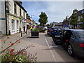 Cars and shops at Invergordon