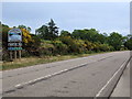 The A836 at the edge of Bonar Bridge, looking south