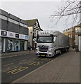 Heemskerk Flowers lorry in Cardiff Road, Caerphilly, a long way from home