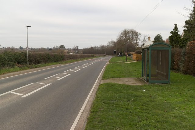 Bus Stop on the A43 Kettering Road