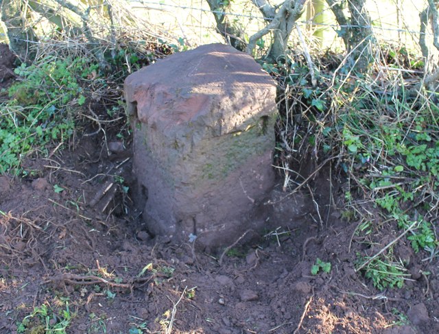Old Milestone by the B5345, north of St Bees