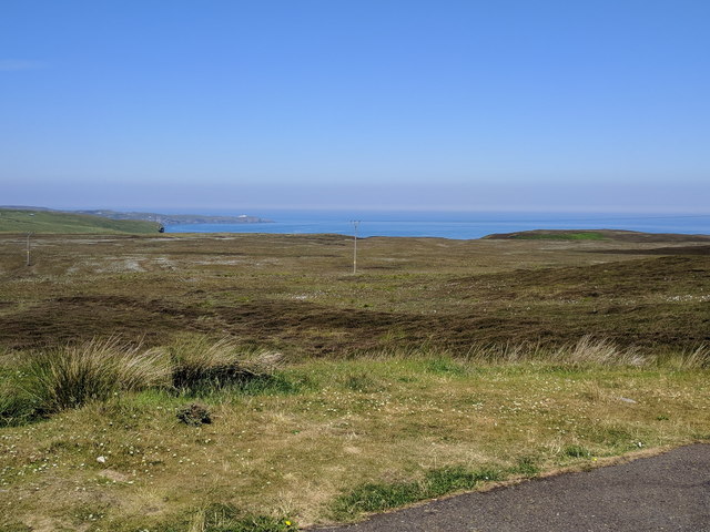 Moorland seen from the car park, looking north