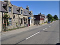 The A836 heading east through New Reay