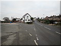 House on a junction at Clawddnewydd