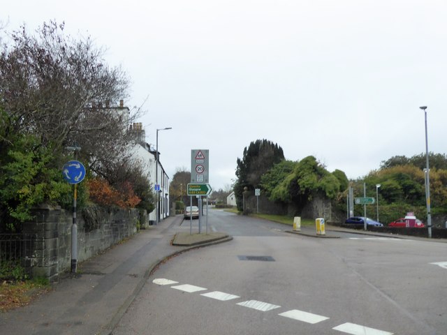 Road junction, Lochgilphead
