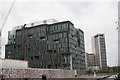 View of blocks of flats at the rear of Coal Drops Yard