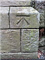 Bench mark on St Marks church, Connahs Quay