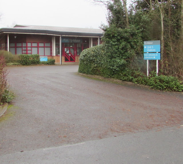Visitors' entrance to Tŷ  Mawr, Unit 5, Brecon Enterprise Park
