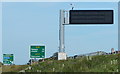 SK6736 : Signs along the A46 dual carriageway by Mat Fascione