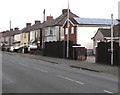 Rooftop solar panels, Nash Road, Newport