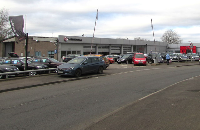Vauxhall dealership in Leeway Industrial Estate
