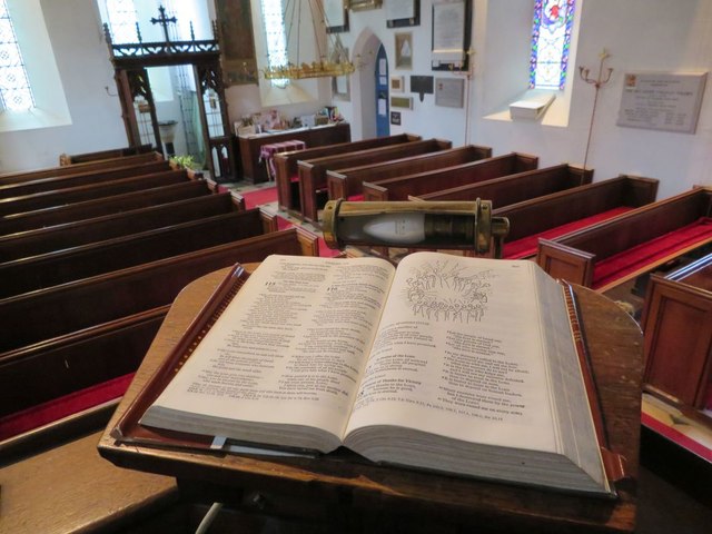 Bible on the pulpit