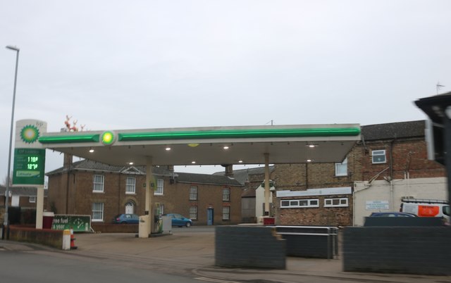 BP garage on Huntingdon Road, Chatteris