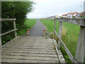 Footbridge over Barassie Burn