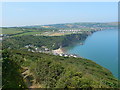 First glimpse of Tresaith from the Wales Coast Path