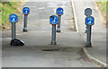 Bollards on Hillhouse Road