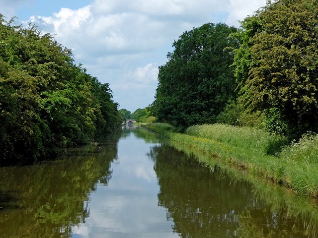 Shropshire Union Canal near Church Eaton in Staffordshire