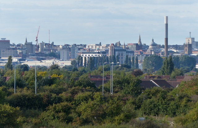 Nottingham City skyline
