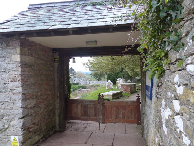 Lych gate, Berry Pomeroy church, Devon
