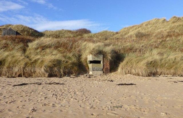 Pillbox in the dune