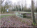 Footbridge at Broad Ground Weir