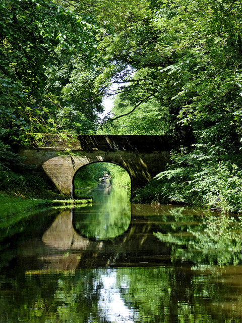 Cowley Bridge south of Gnosall in Staffordshire