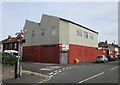 Building on the corner of Green Lane and Portview Road