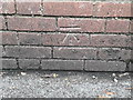 Bournemouth: benchmark in St. Valerie Road