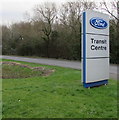 Ford Transit Centre name sign, Newport